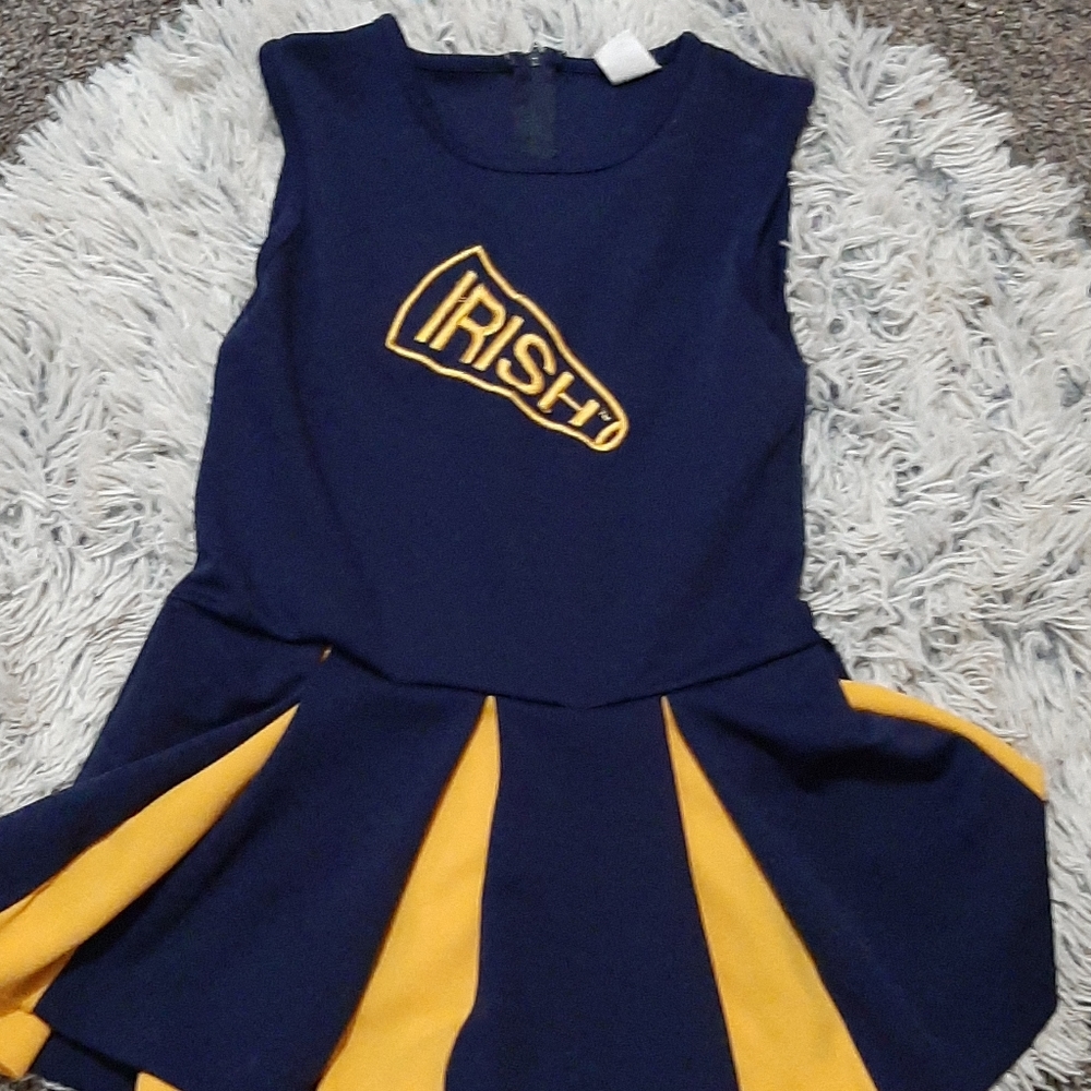 Girls cheerleader dress notre dame
